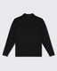 Black Knitted Quarter Zip