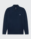 Navy Knitted Quarter Zip