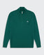 Emerald Green Knitted Quarter Zip