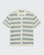 Knitted  Shirt- Sage Green & Cream