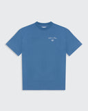 St Tropez Tennis Club Tee - Steel Blue