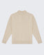 Beige Knitted Half Zip