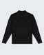 Black Knitted Half Zip