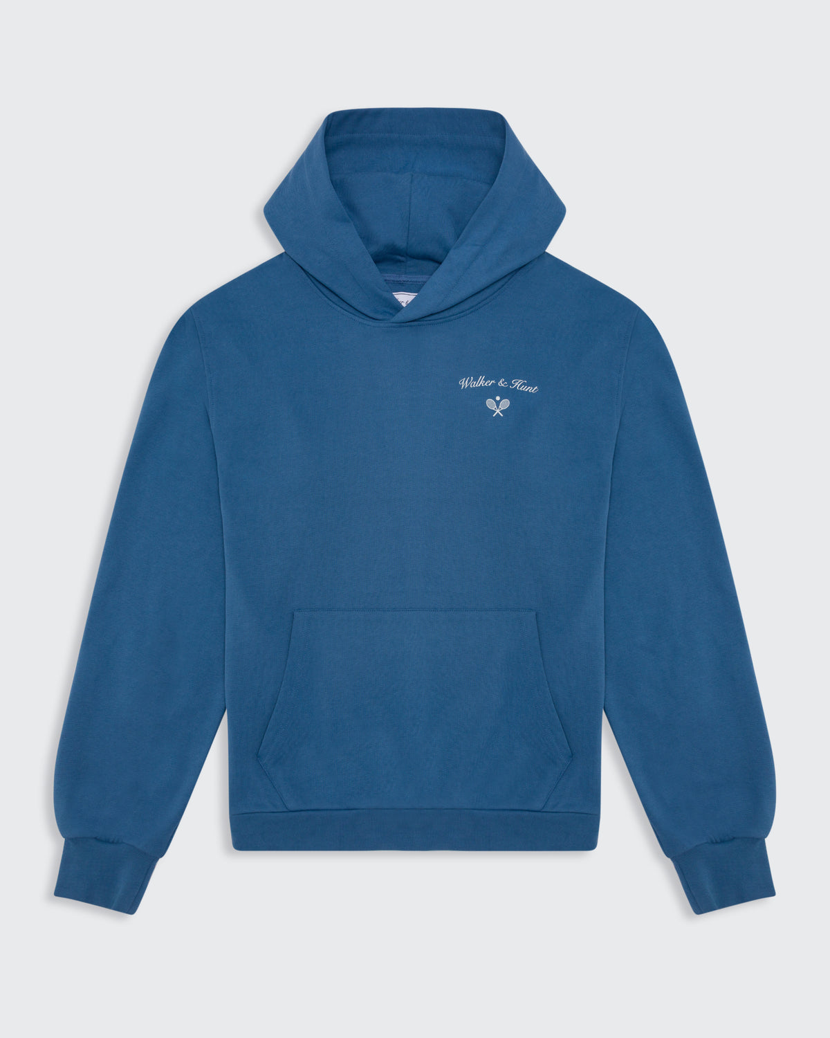 St Tropez Tennis Club Hoodie - Steel Blue