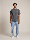 Le Mon Patch Tee — Stone Grey