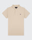 Pique Stretch Polo- Sand