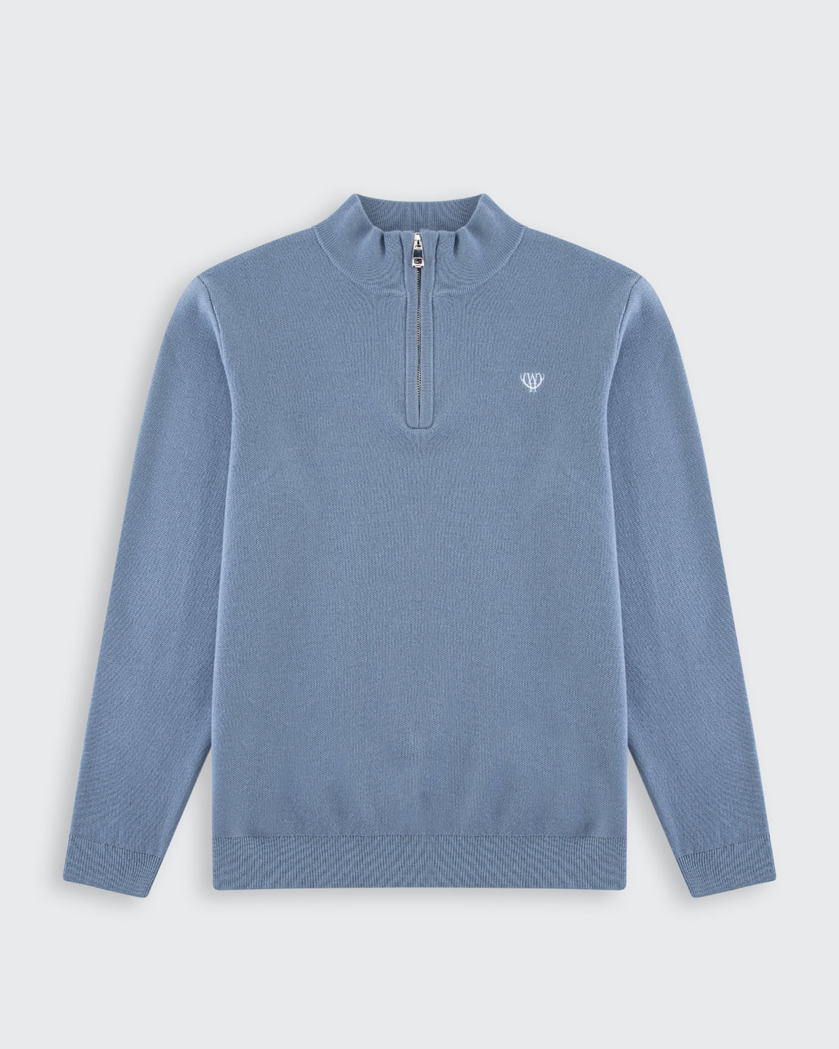 Huxley Quarter Zip - Steel Blue