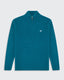 Saxony Blue Knitted 1/4 Zip