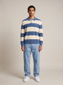 Oversized Lando Knit - Steel & Cream