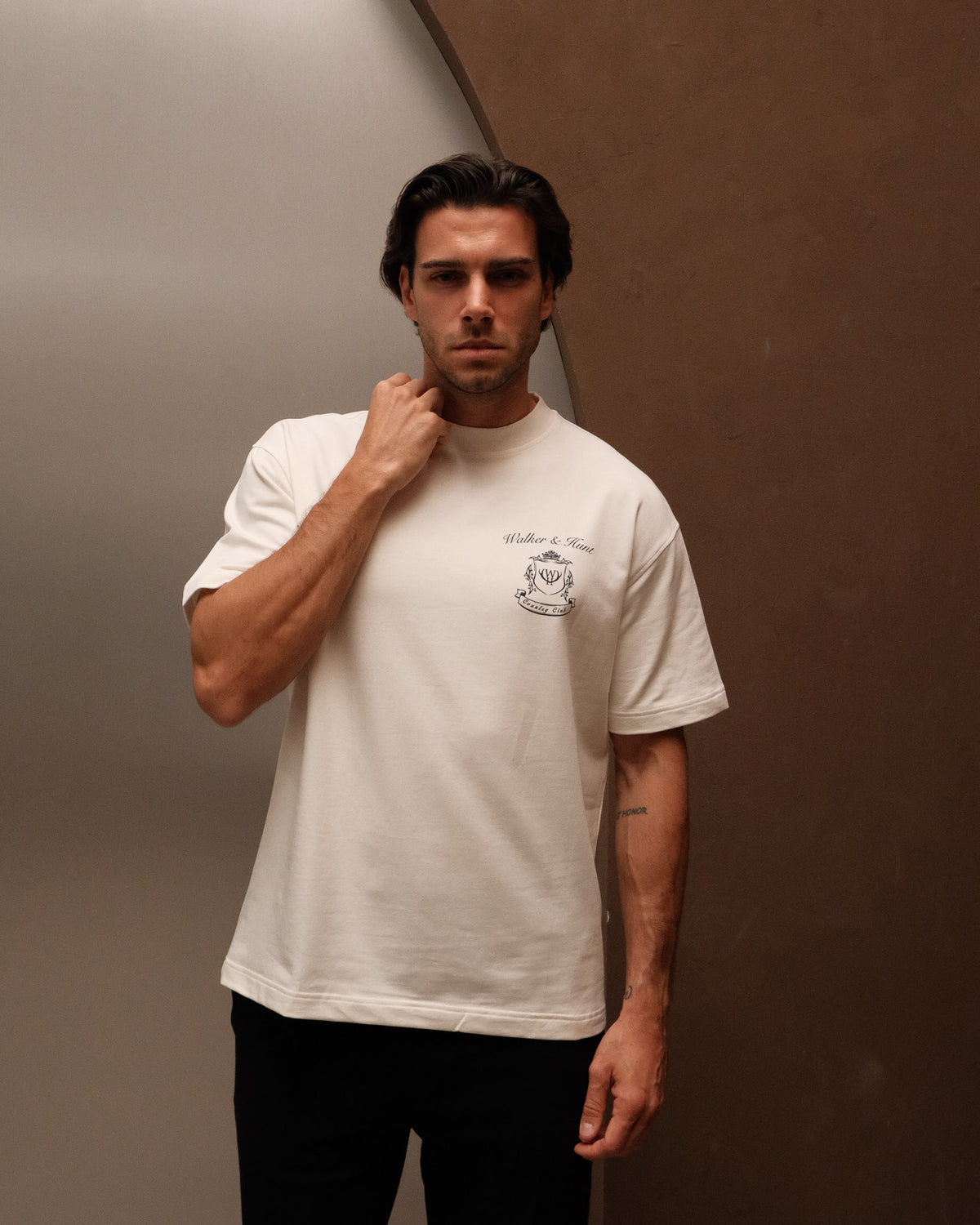 Country Club Tee- Off- White