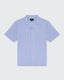 Cuban Collar Shirt- Light Blue