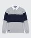 Grey Striped Rugby Shirt