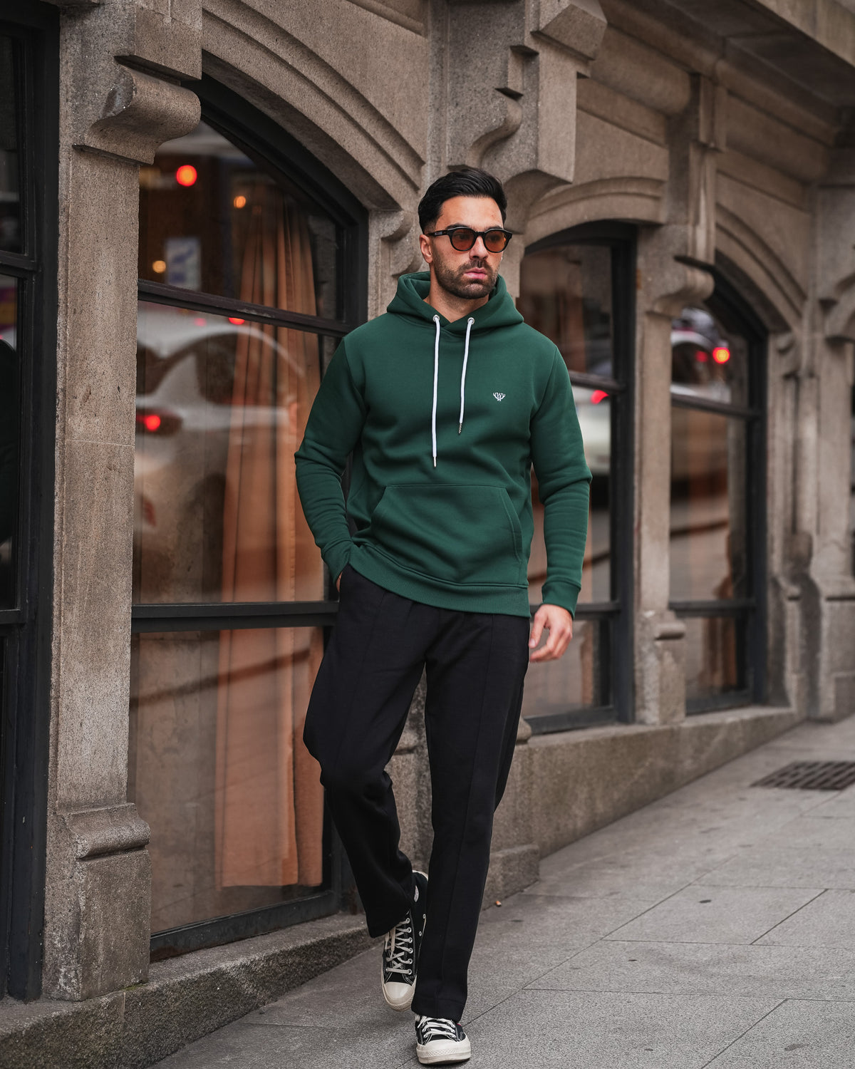 Relaxed Fit Sweatpant- Black