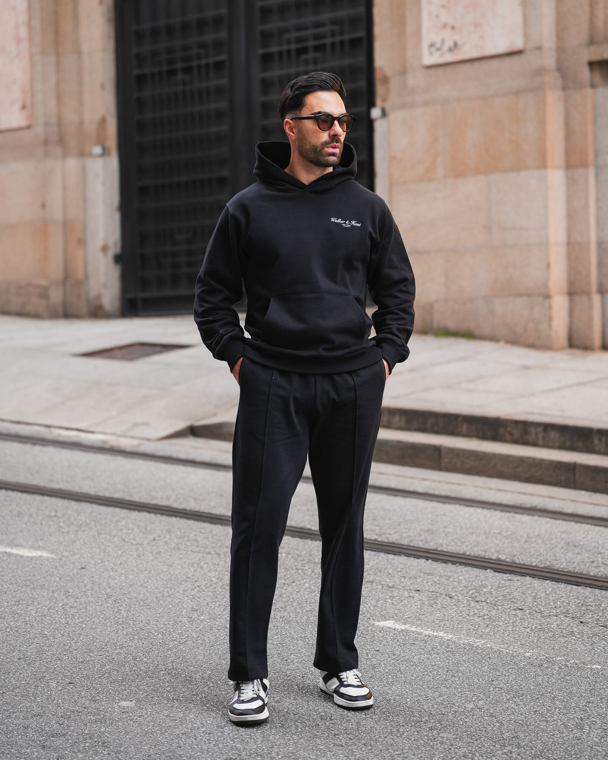 Relaxed Fit Sweatpant- Black