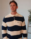 Striped Knit Jumper- Navy & Cream