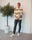 Striped Knit Jumper - Ecru & Cream