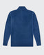 Mid-Blue Knitted Half Zip