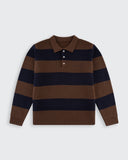 Oversized Lando Knit - Brown & Navy
