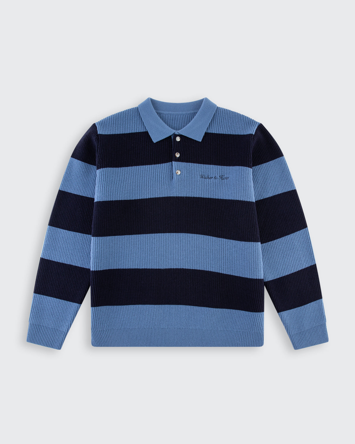Lando Knit - Steel & Navy