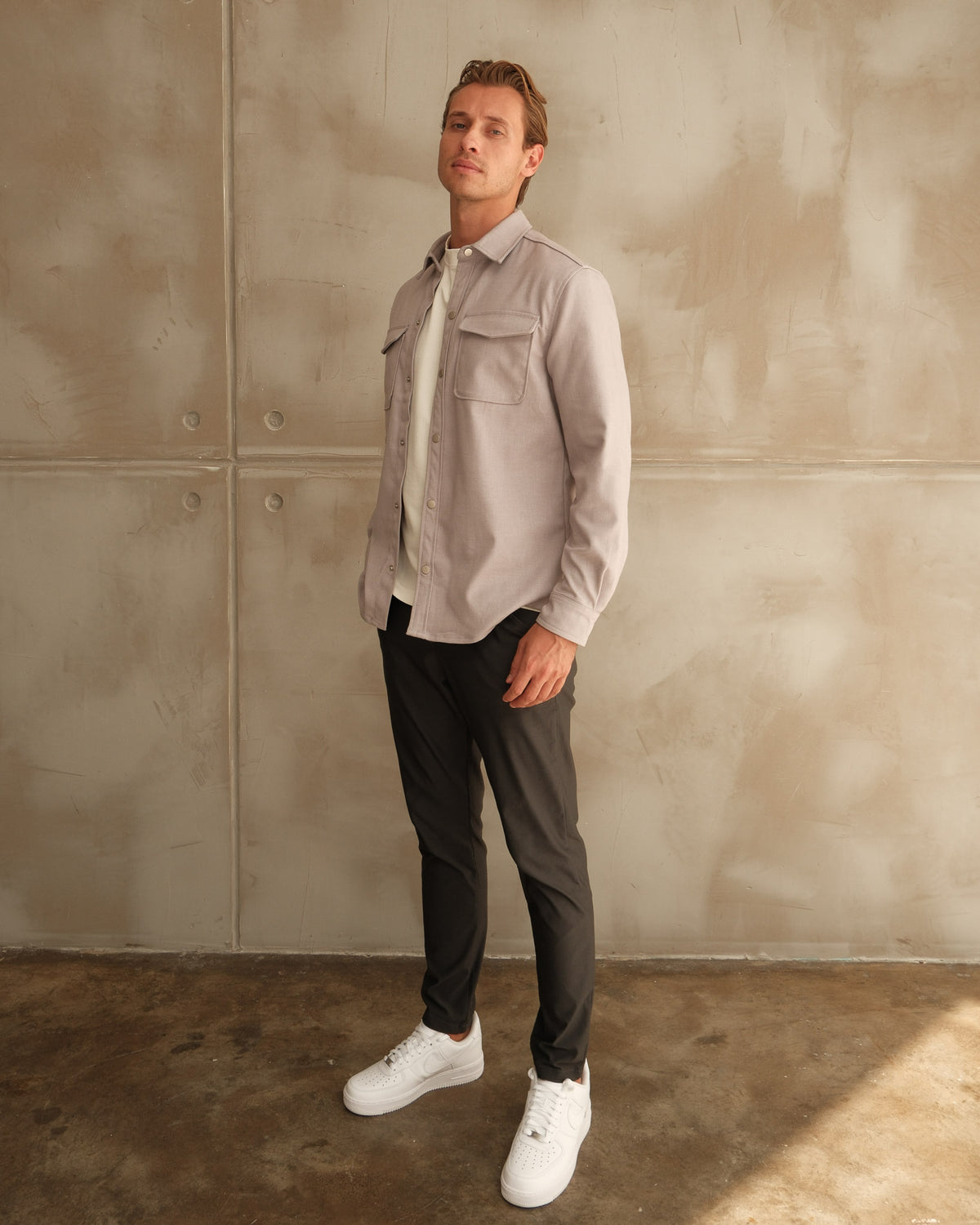 Mason Overshirt- Grey