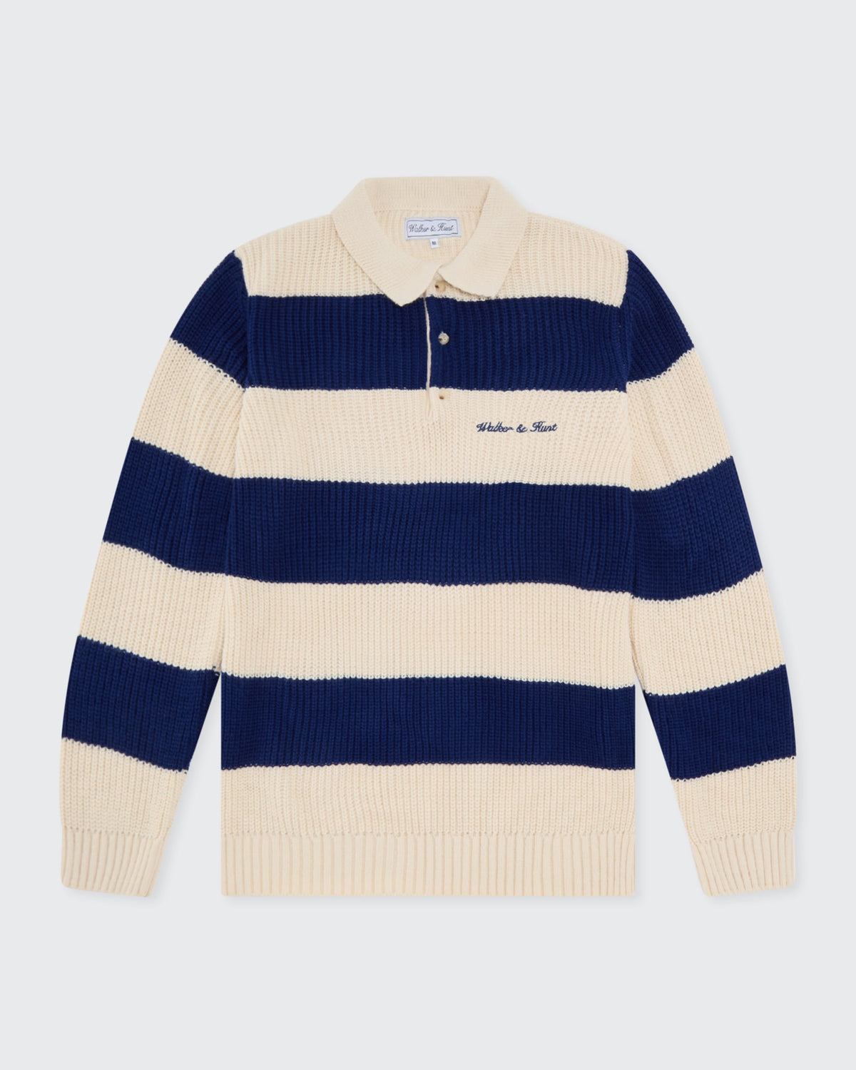 Oversized Lando Knit- Navy & Cream