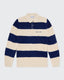 Striped Knit Jumper- Navy & Cream