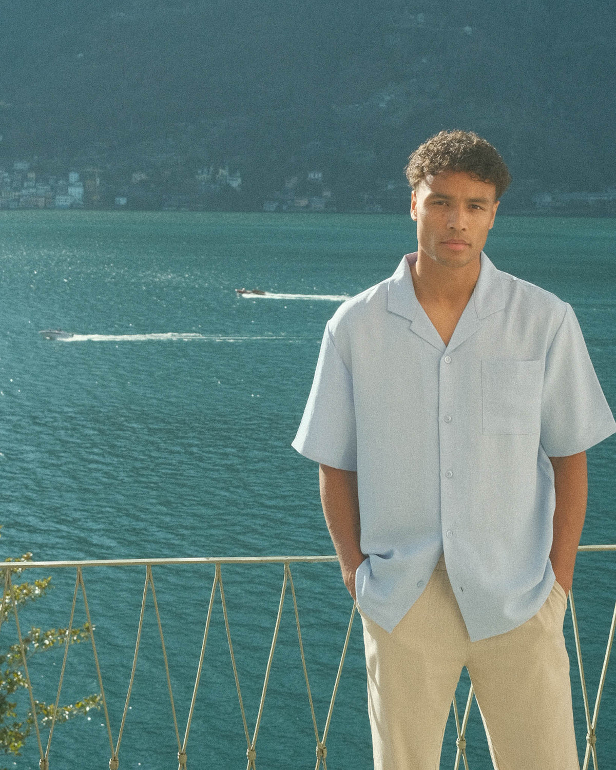 Cuban Shirt- Light Blue