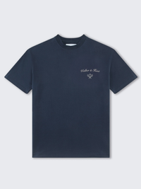 St Tropez Tennis Club Tee - Navy