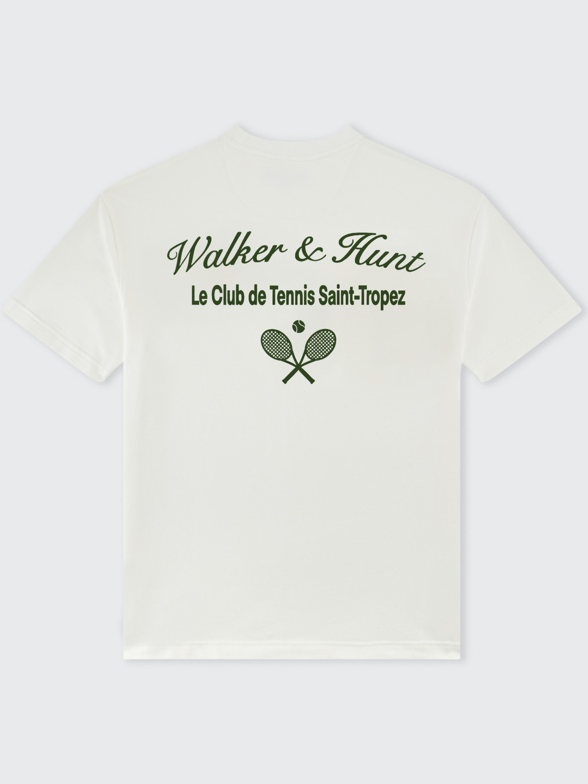 St Tropez Tennis Club Tee - Off White