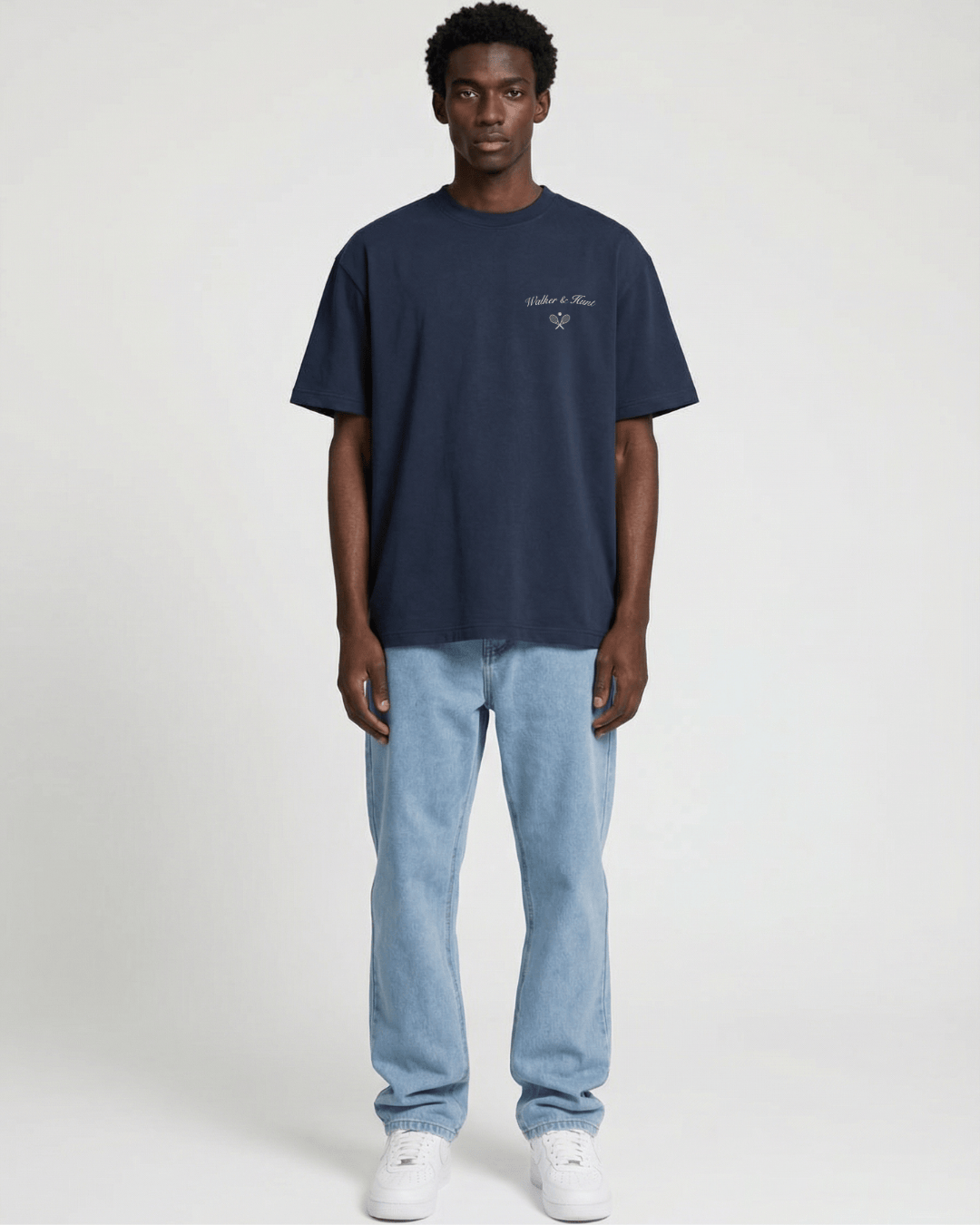 St Tropez Tennis Club Tee - Navy