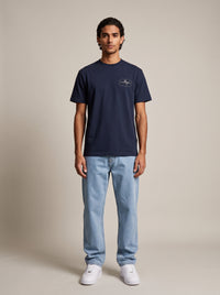 Le Mon Patch Tee — Navy