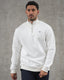 Zach 1/4 Zip Sweat- Off White